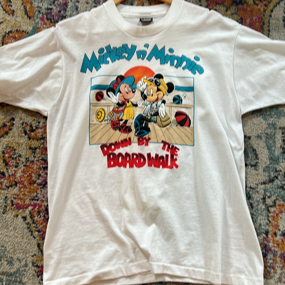 Vintage Screen Stars Mickey and Minnie TS Size XL
